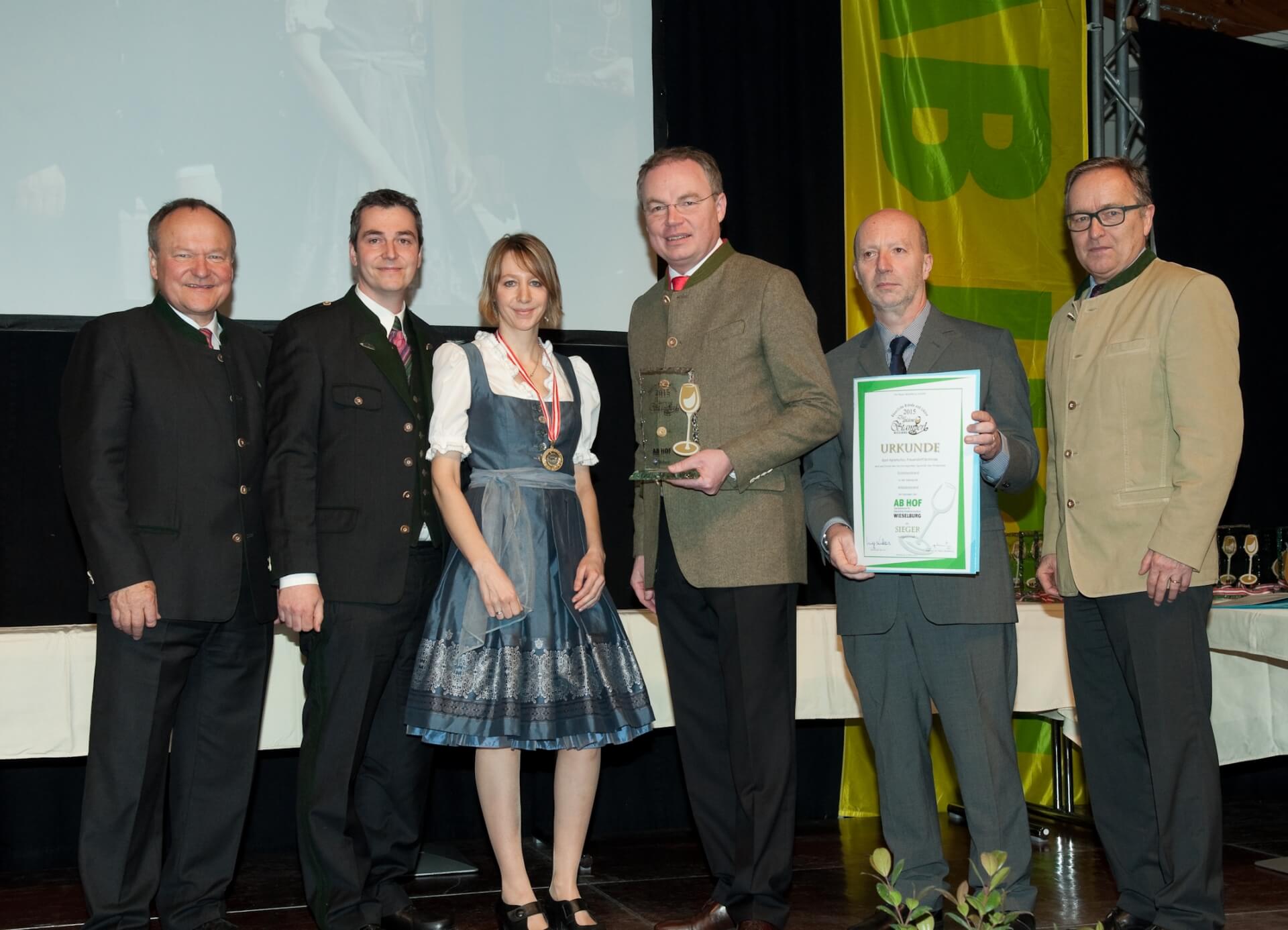 Siegerehrung Ab HOF Messe Wieselburg 2015